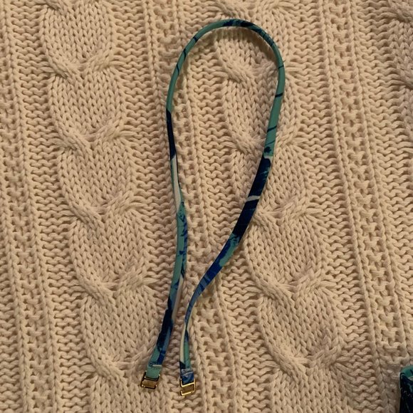 Raisin Blue and White Floral Strapless Bikini - Picture 5 of 6